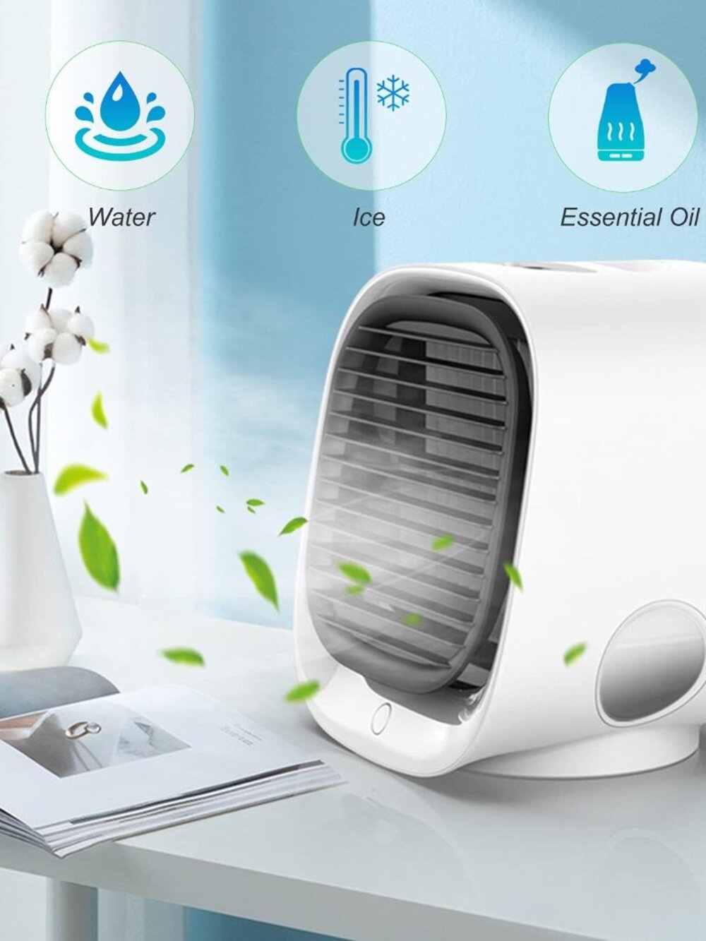 White Portable Air Cooler